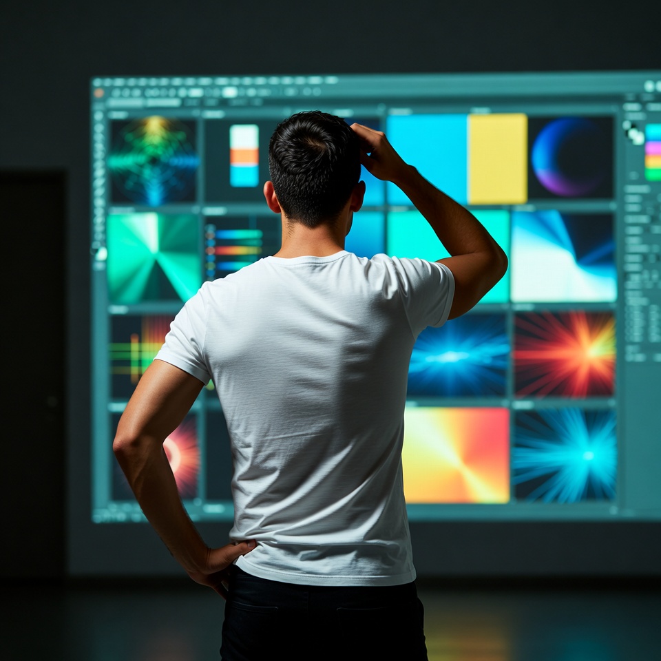 Portrait of event stylist arranging warm textiles